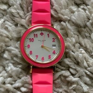 Bright pink Kate Spade watch
